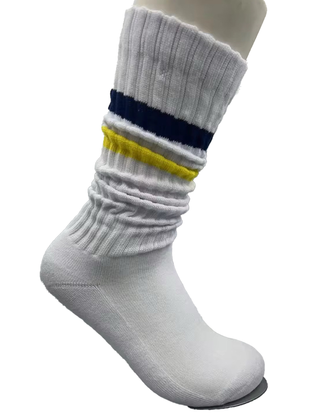 Blue & Yellow Essential Scrunch Socks