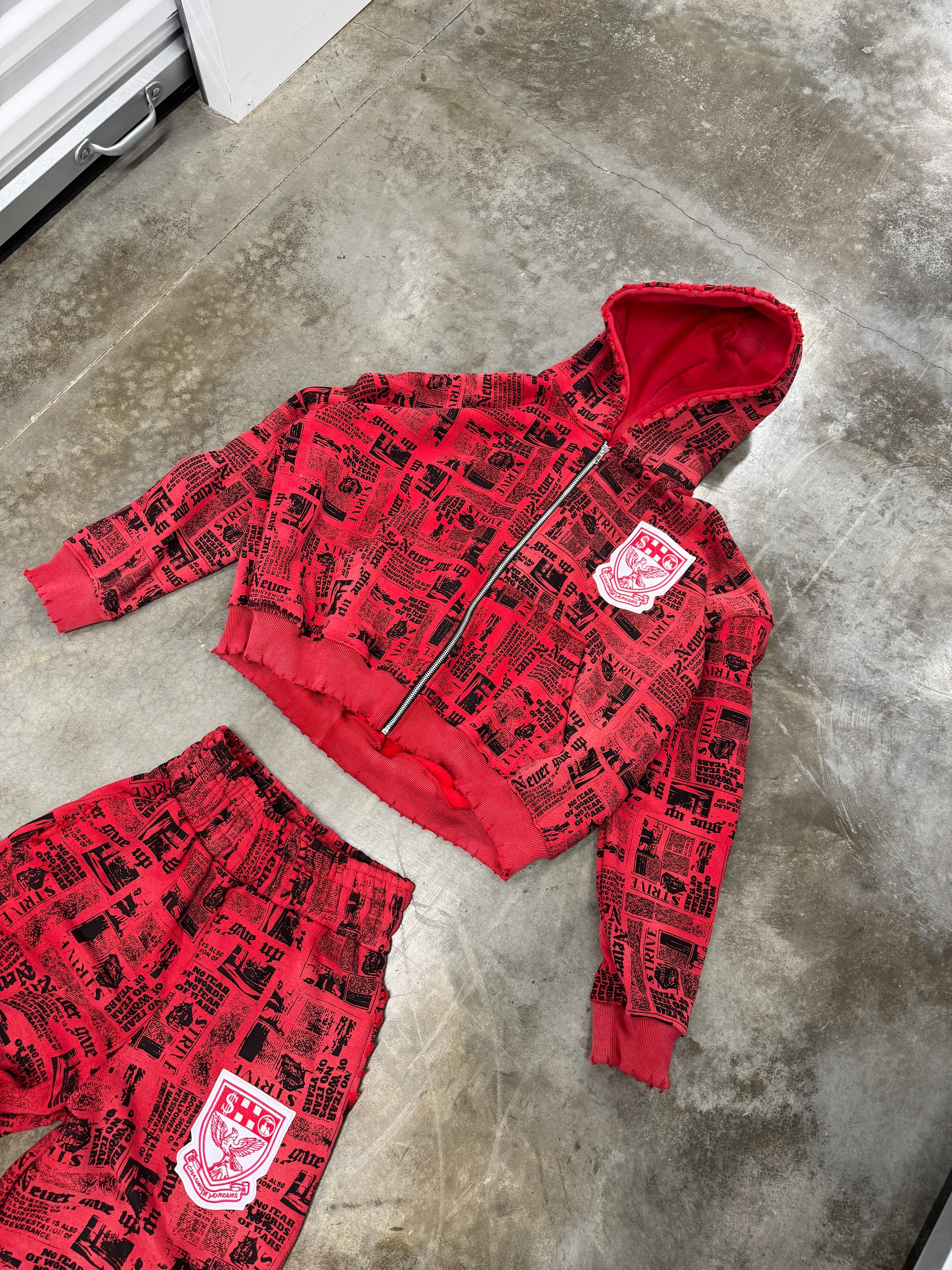 RED “NGU” Zip up