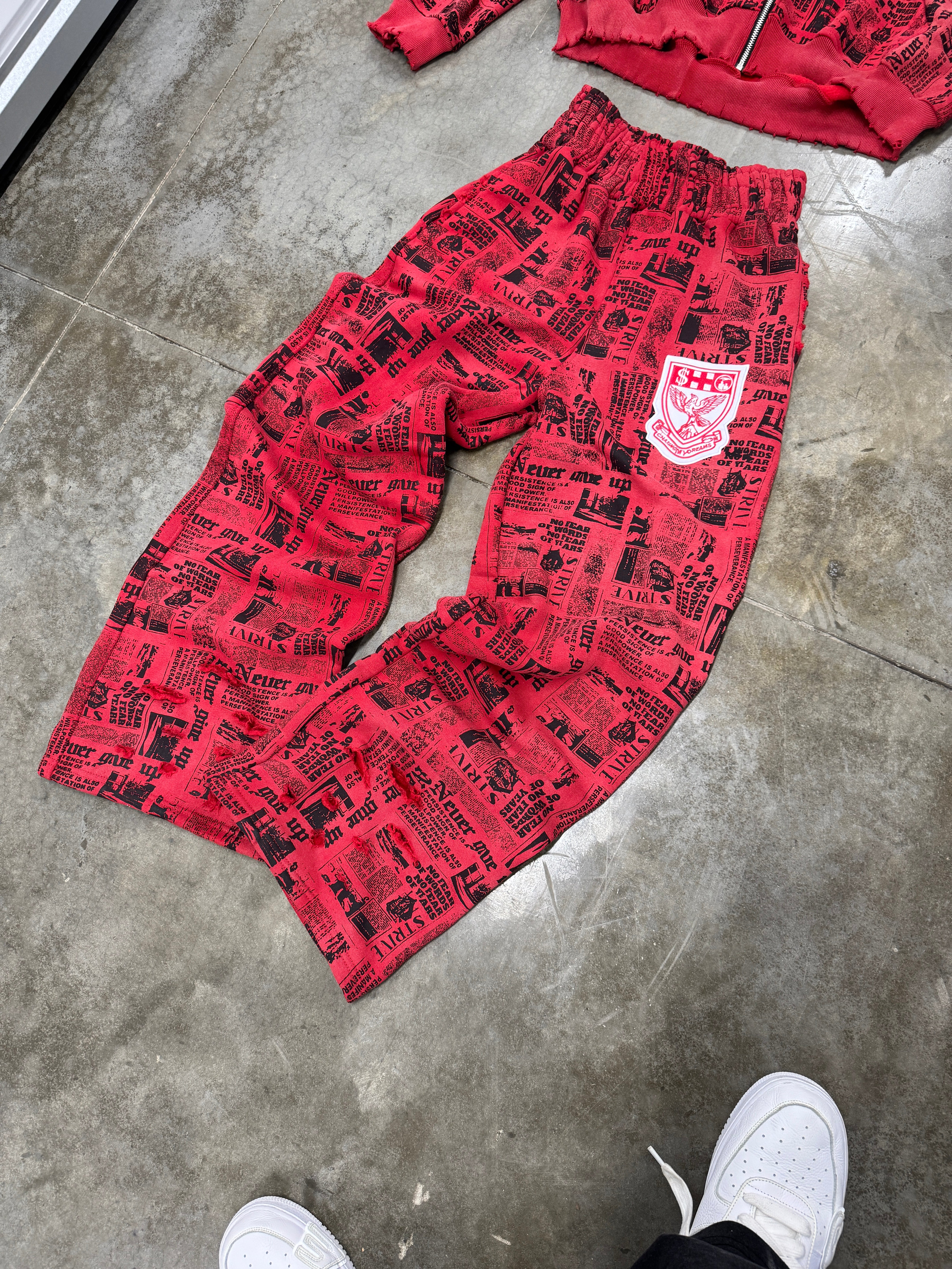 Red “NGU” Sweats