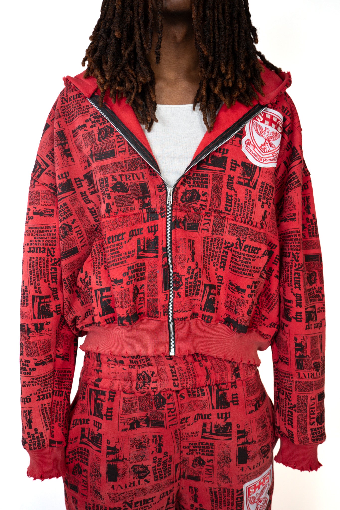 RED “NGU” Zip up