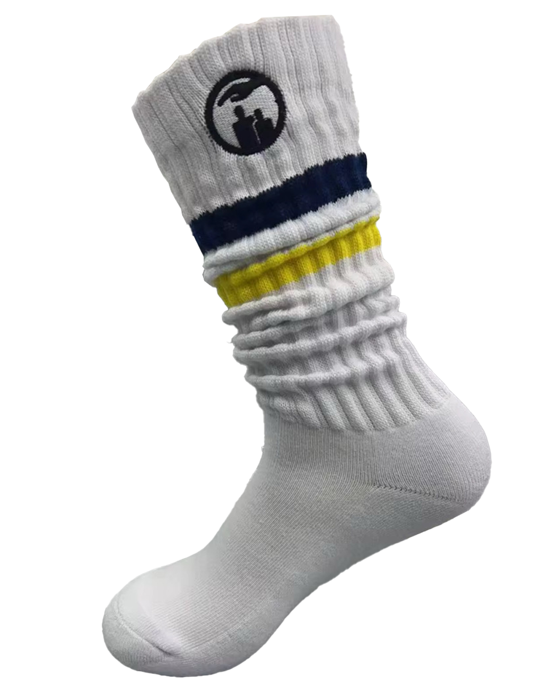 Blue & Yellow Essential Scrunch Socks