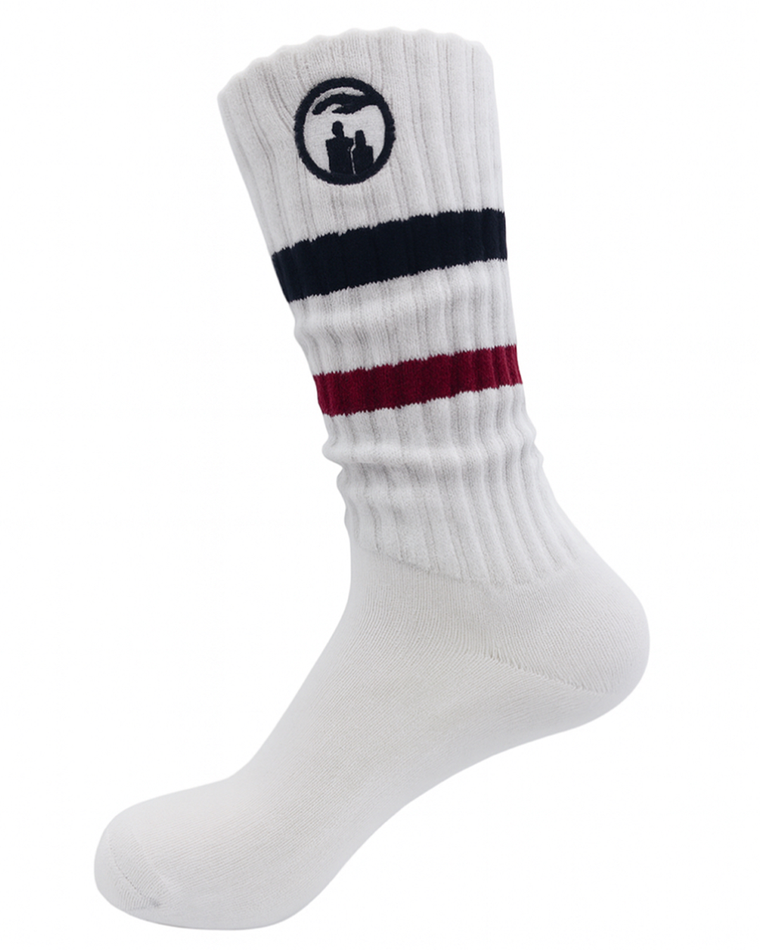 Black & Red Essential Scrunch Socks